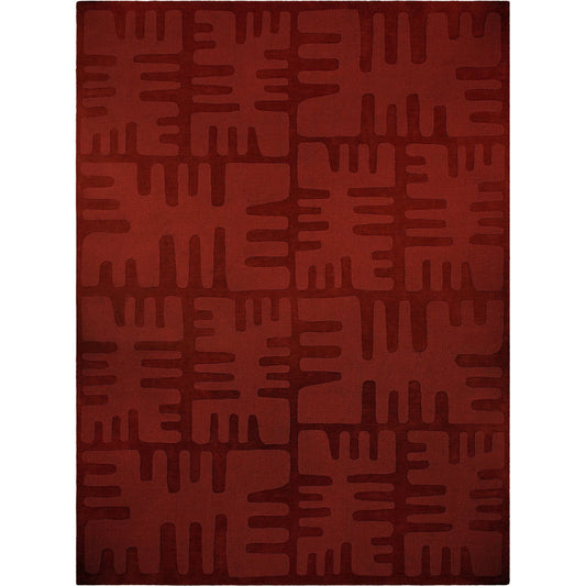 Duafe Rug by Global Views. Made from 100% wool, 100% cotton canvas backing in a unique style.