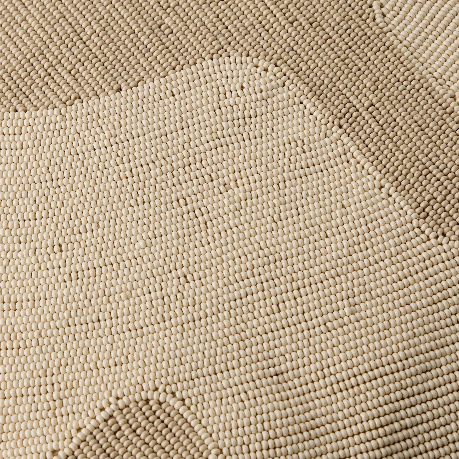 Carthago Key Beaded Pillow by Global Views. Made from canvas, muslin, polyester velvet, decorative beads in a rustic style.