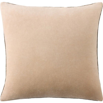 Carthago Latch Beaded Pillow by Global Views. Made from canvas, muslin, polyester velvet, decorative beads in a rustic style.