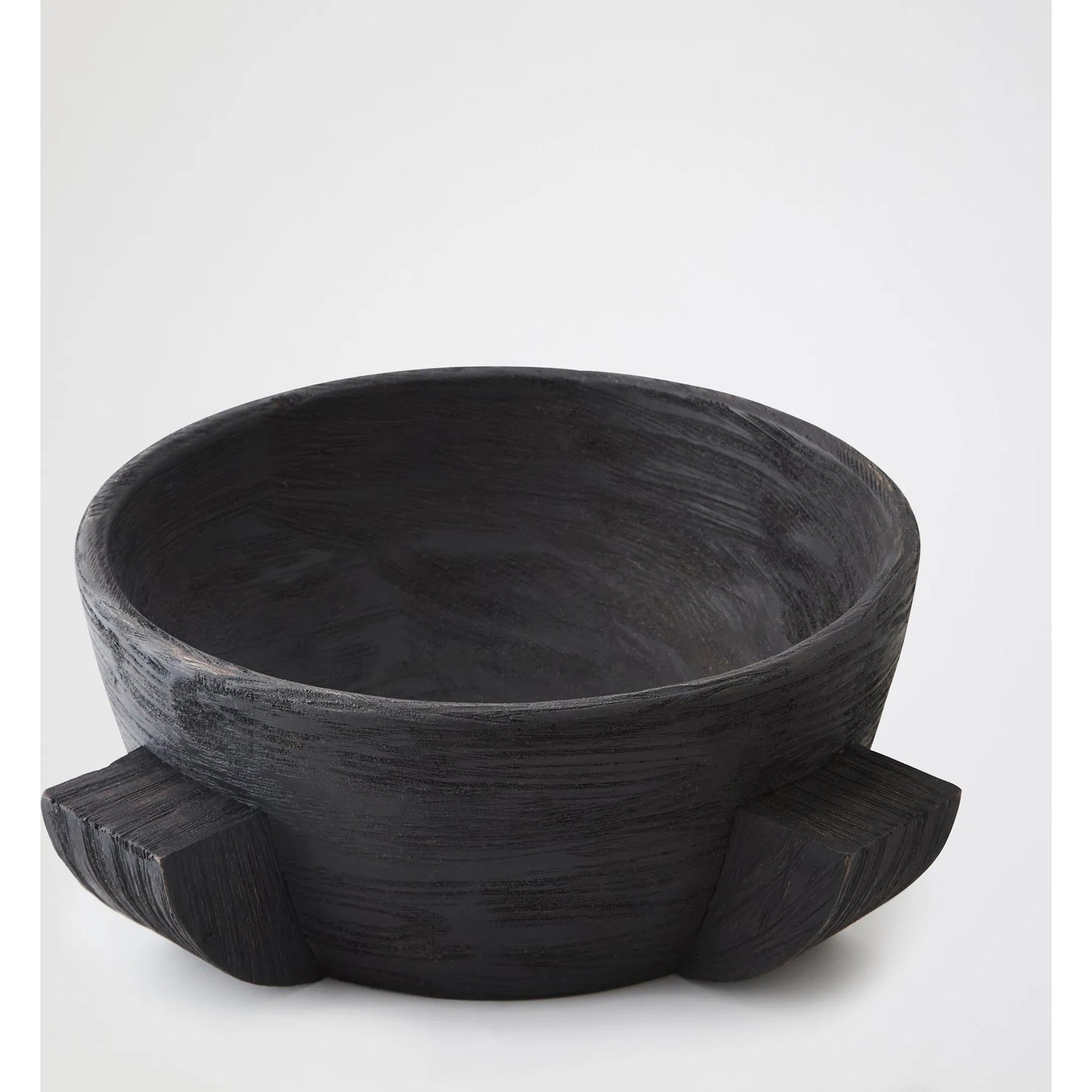Dome Ebonized Bowl by Global Views in ebonized. Made from unique in a rustic style.