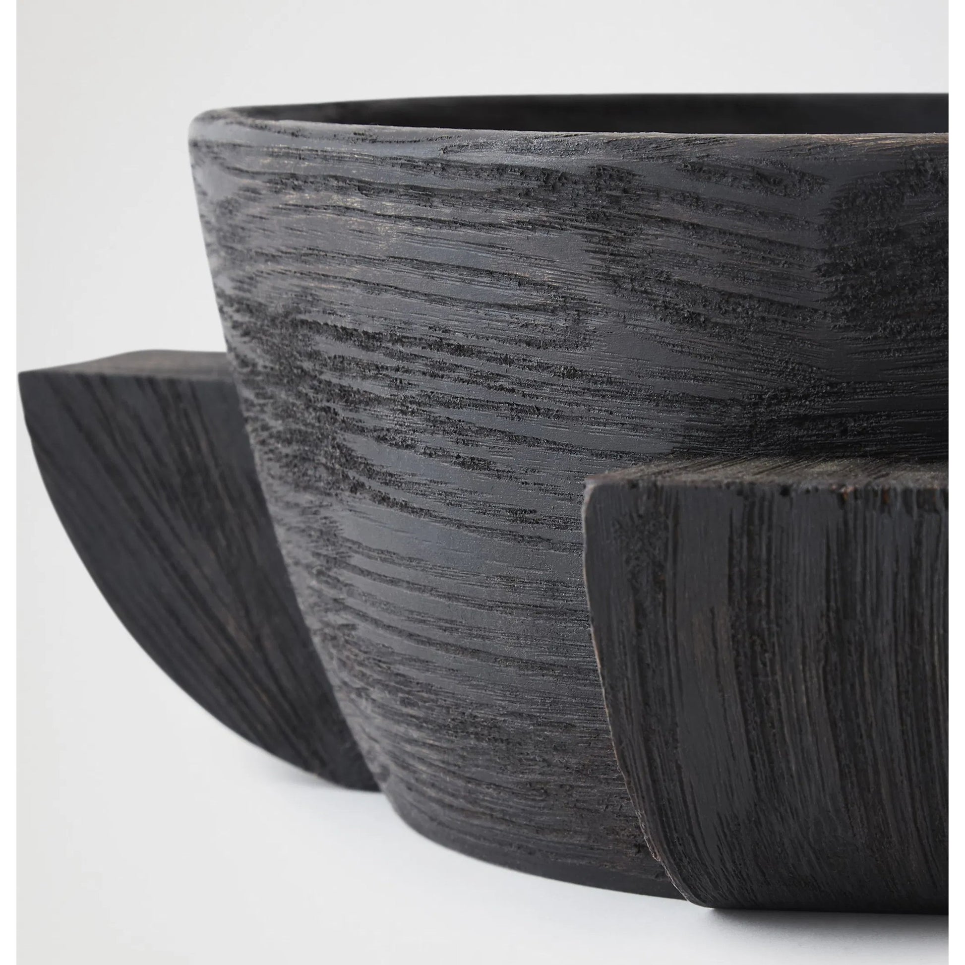 Dome Ebonized Bowl by Global Views in ebonized. Made from unique in a rustic style.