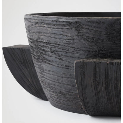 Dome Ebonized Bowl by Global Views in ebonized. Made from unique in a rustic style.