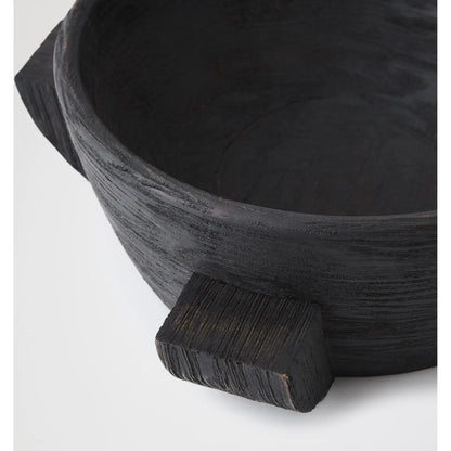 Dome Ebonized Bowl by Global Views in ebonized. Made from unique in a rustic style.