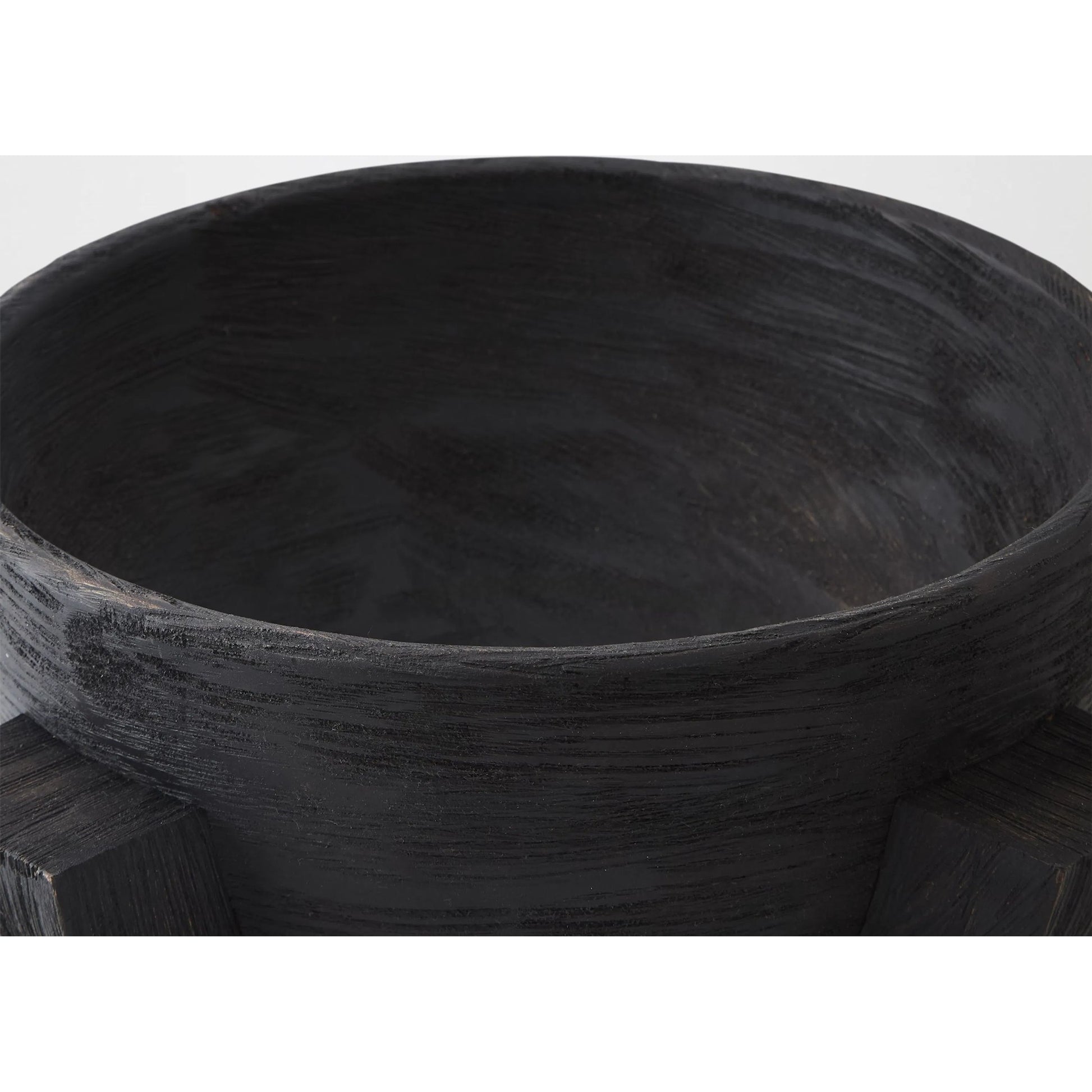 Dome Ebonized Bowl by Global Views in ebonized. Made from unique in a rustic style.