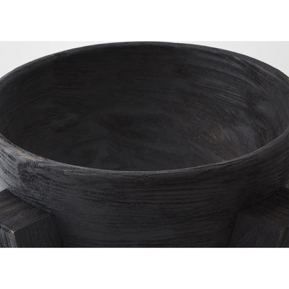 Dome Ebonized Bowl by Global Views in ebonized. Made from unique in a rustic style.
