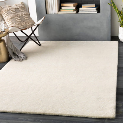Casa CAA-2300 Rug by Surya in ivory, cream. Made from 70% new zealand wool, 30% viscose in a unique style.
