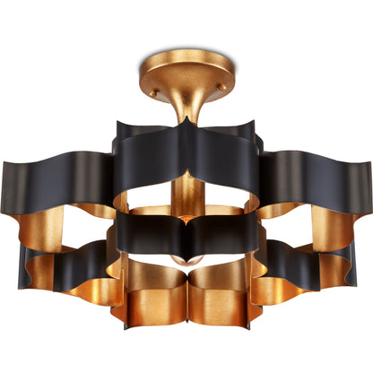 Grand Lotus Chandelier by Currey and Company. Made from unique in a modern style.