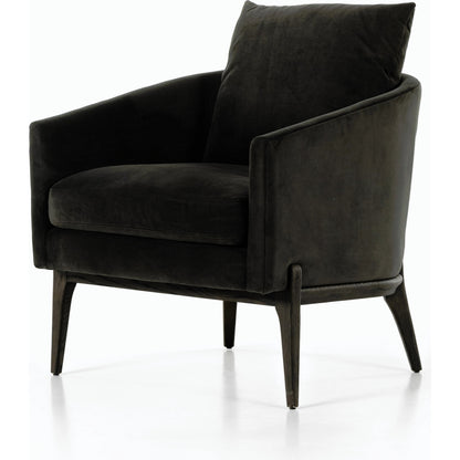 Copeland Chair by Four Hands in orly natural and black oak. Made from 100% polyester, solid oak in a transitional style.