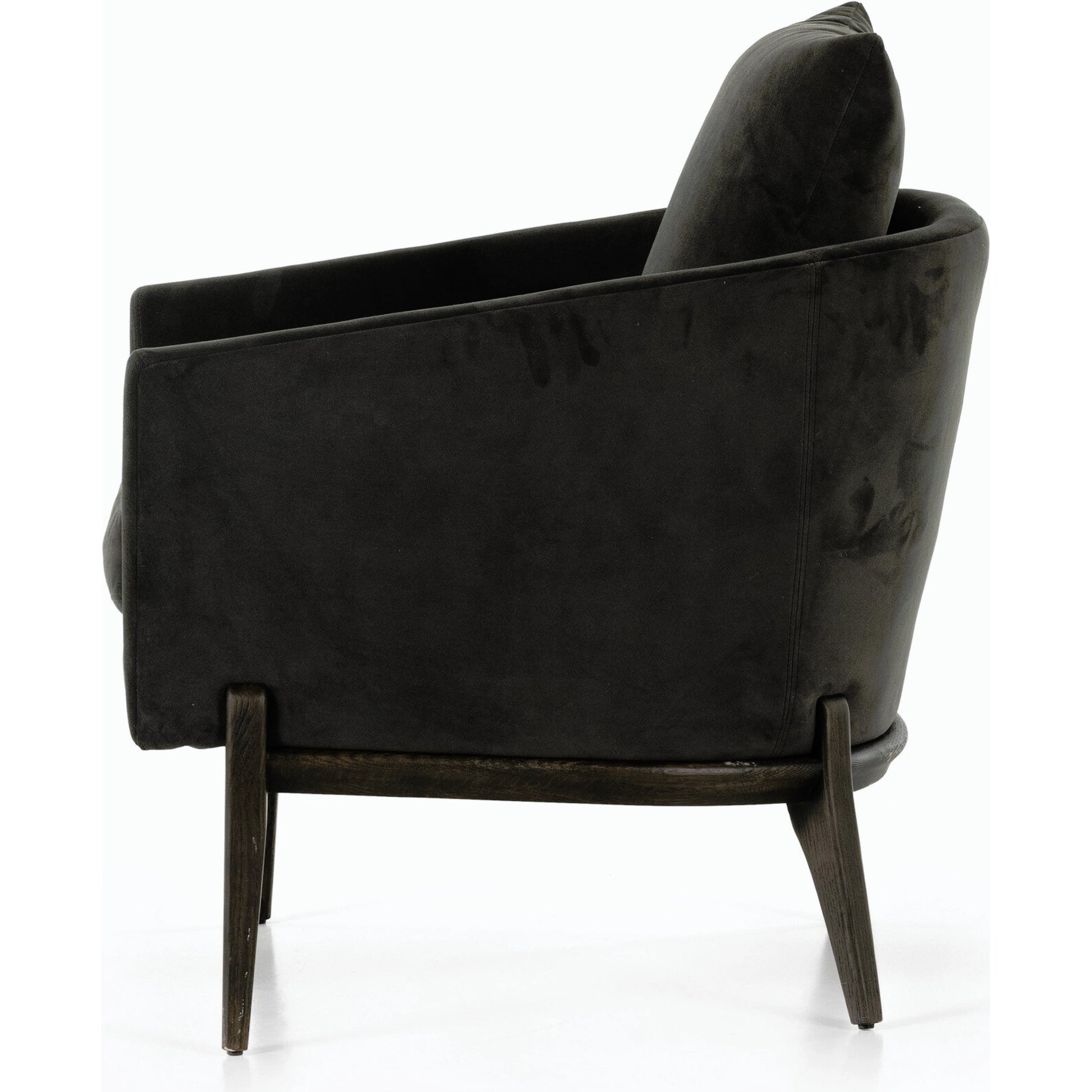 Copeland Chair by Four Hands in orly natural and black oak. Made from 100% polyester, solid oak in a transitional style.