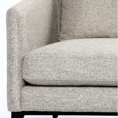 Copeland Chair by Four Hands in orly natural and black oak. Made from 100% polyester, solid oak in a transitional style.