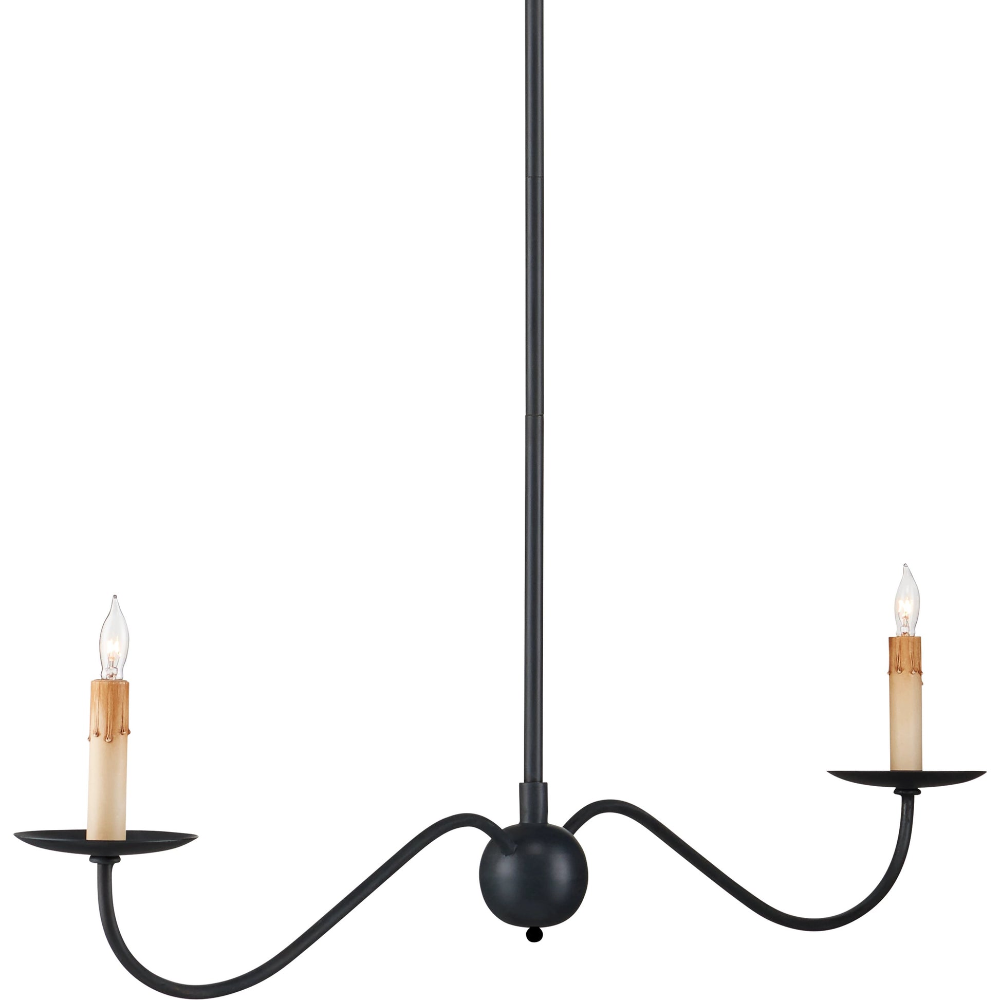 Saxon Linear Chandelier by Currey and Company. Made from unique in a modern style.