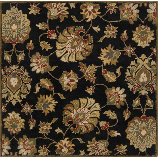 Caesar Rug - 1211 by Livabliss in black. Made from 100% wool in a unique style.