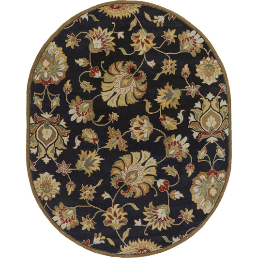 Caesar Rug - 1211 by Livabliss in black. Made from 100% wool in a unique style.
