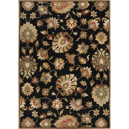 Caesar Rug - 1211 by Livabliss in black. Made from 100% wool in a unique style.