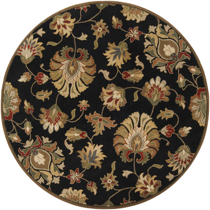 Caesar Rug - 1211 by Livabliss in black, dark brown, light beige, beige, light olive, medium brown. Made from 100% wool in a unique style.