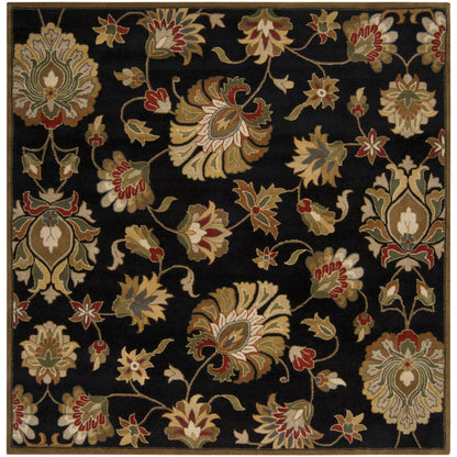 Caesar Rug - 1211 by Livabliss in black, dark brown, light beige, beige, light olive, medium brown. Made from 100% wool in a unique style.