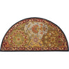 Burnt Orange, Burgandy, Beige, Tan, Dark Brown / 2' x 4' Hearth