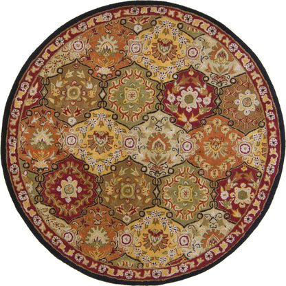 Caesar Rug - 374 by Surya in charcoal, olive, sage, tan, dark brown. Made from 100% wool in a unique style.