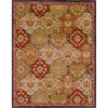 Burnt Orange, Burgandy, Beige, Tan, Dark Brown / 10' x 14'