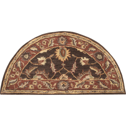 Caesar Rug - 1214 by Livabliss in dark brown, rust, light brown, burnt orange, medium brown, brown. Made from 100% wool in a unique style.