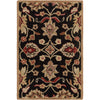 Black, Brown, Dark Red, Mustard, Olive, Sage / 2' x 3'