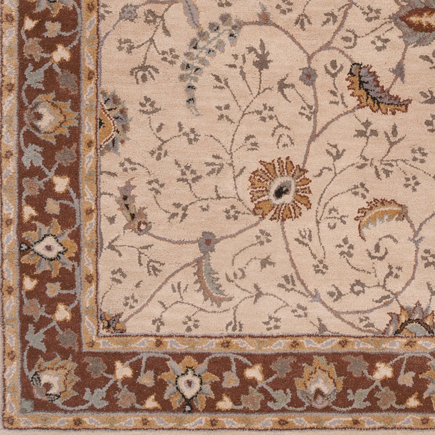 019 32735-9474 | Closeup | Caesar Rug - 904 by Surya. Made from 100% wool in a unique style.
