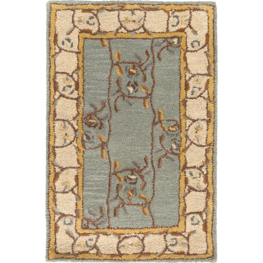 Caesar Rug - 1217 by Livabliss in oyster gray, brown. Made from 100% wool in a unique style.