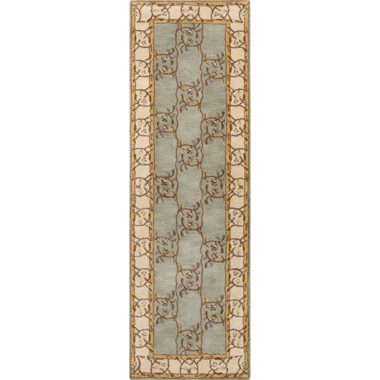 Caesar Rug - 1217 by Livabliss in oyster gray, brown. Made from 100% wool in a unique style.