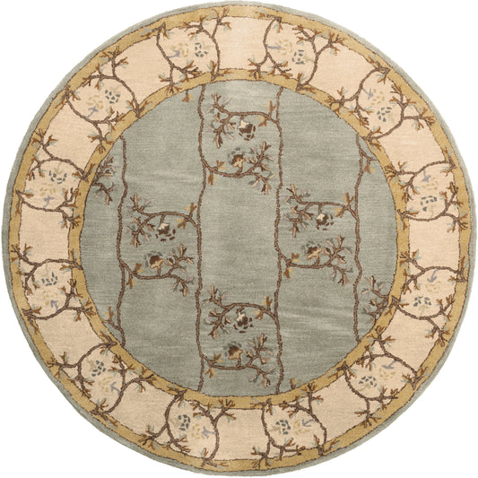 Caesar Rug - 1217 by Livabliss in oyster gray, brown. Made from 100% wool in a unique style.