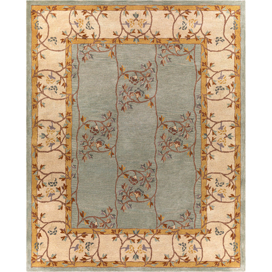 Caesar Rug - 1217 by Livabliss in oyster gray, brown. Made from 100% wool in a unique style.