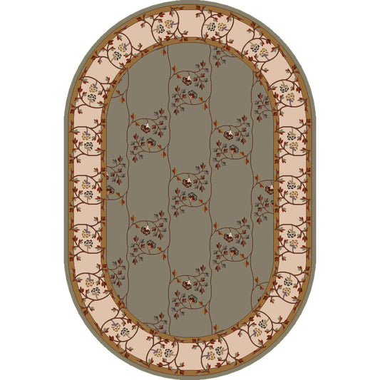 Caesar Rug - 1217 by Livabliss in oyster gray, brown. Made from 100% wool in a unique style.