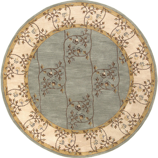 Caesar Rug - 1217 by Livabliss in oyster gray, brown. Made from 100% wool in a unique style.