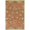 Burnt Orange, Camel, Beige, Denim, Brown / 2' x 3'