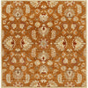 Cream, Wheat, Brown, Beige, Camel / 6' Square