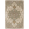 Beige, Medium Gray, Tan, Sage, Dark Brown / 2' x 3'