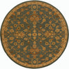 Charcoal, Burnt Orange, Brown / 9'9" Round