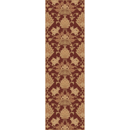 Caesar Rug - 12915 by Surya in burgandy, tan, rust, camel, olive. Made from 100% wool in a unique style.