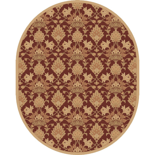 Caesar Rug - 12915 by Surya in burgandy, tan, rust, camel, olive. Made from 100% wool in a unique style.