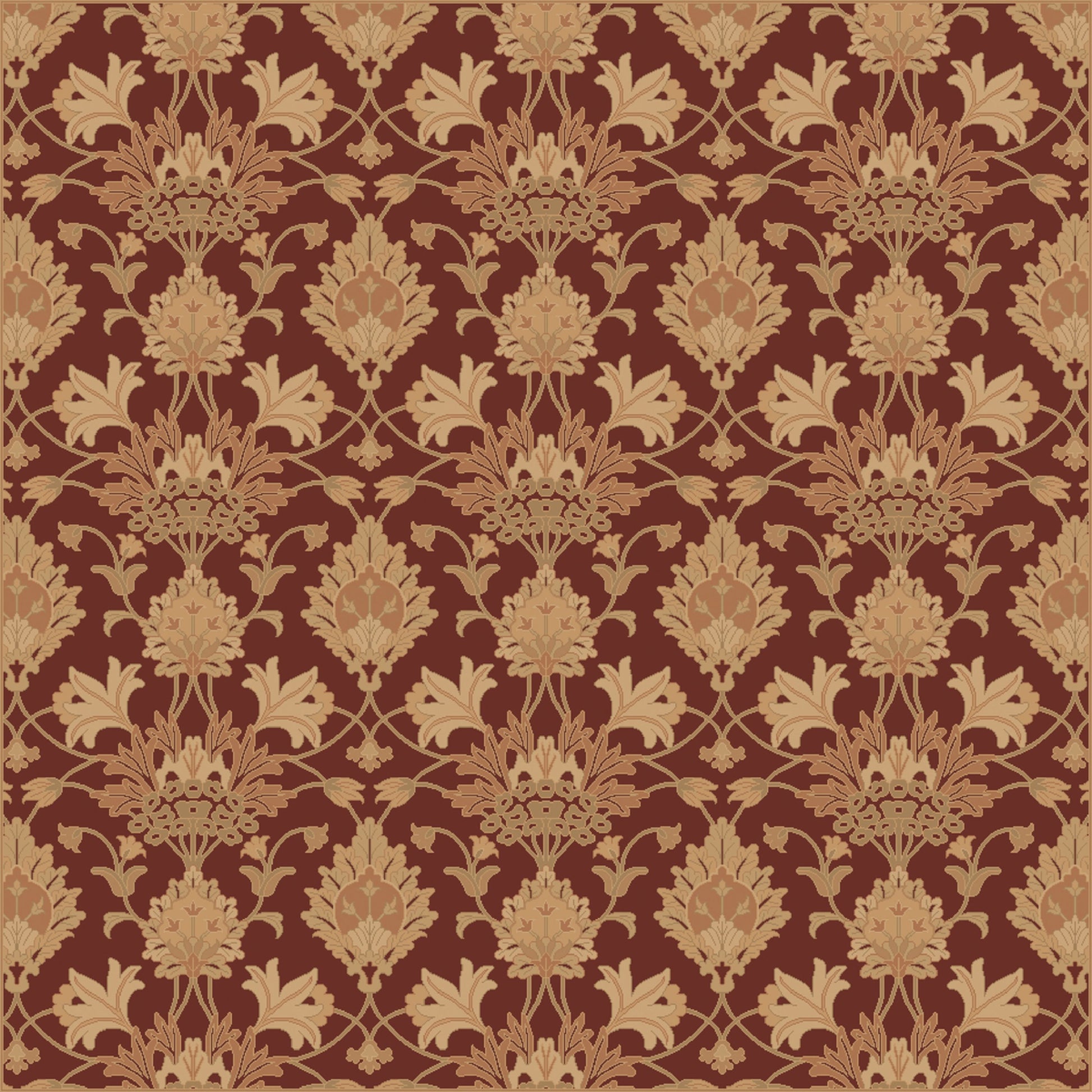 Caesar Rug - 12915 by Surya in burgandy, tan, rust, camel, olive. Made from 100% wool in a unique style.