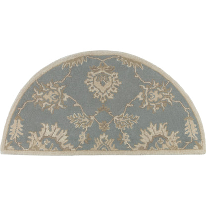 Caesar Rug - 12916 by Surya in medium gray, ivory, olive, brown. Made from 100% wool in a unique style.