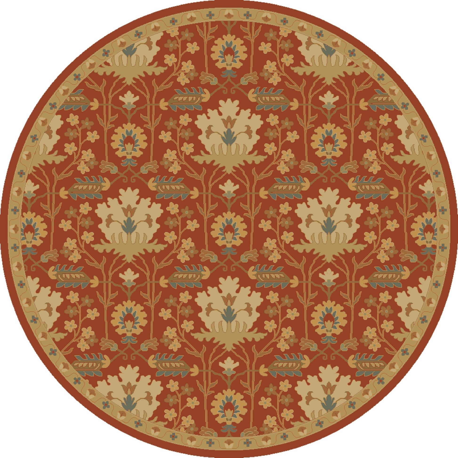 Caesar Rug - 12918 by Surya in burgandy, olive, dusty sage, tan, dark brown. Made from 100% wool in a unique style.