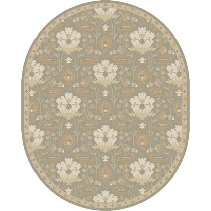 Caesar Rug - 12918 by Surya in burgandy, olive, dusty sage, tan, dark brown. Made from 100% wool in a unique style.