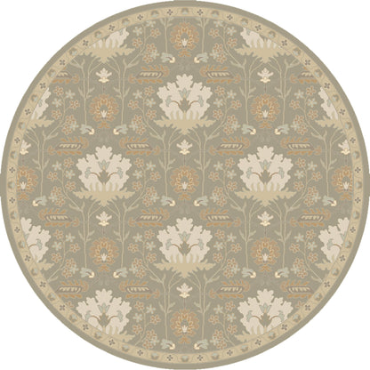 Caesar Rug - 12918 by Surya in burgandy, olive, dusty sage, tan, dark brown. Made from 100% wool in a unique style.