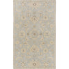 Pale Blue, Beige, Olive, Charcoal, Tan / 2' x 3'