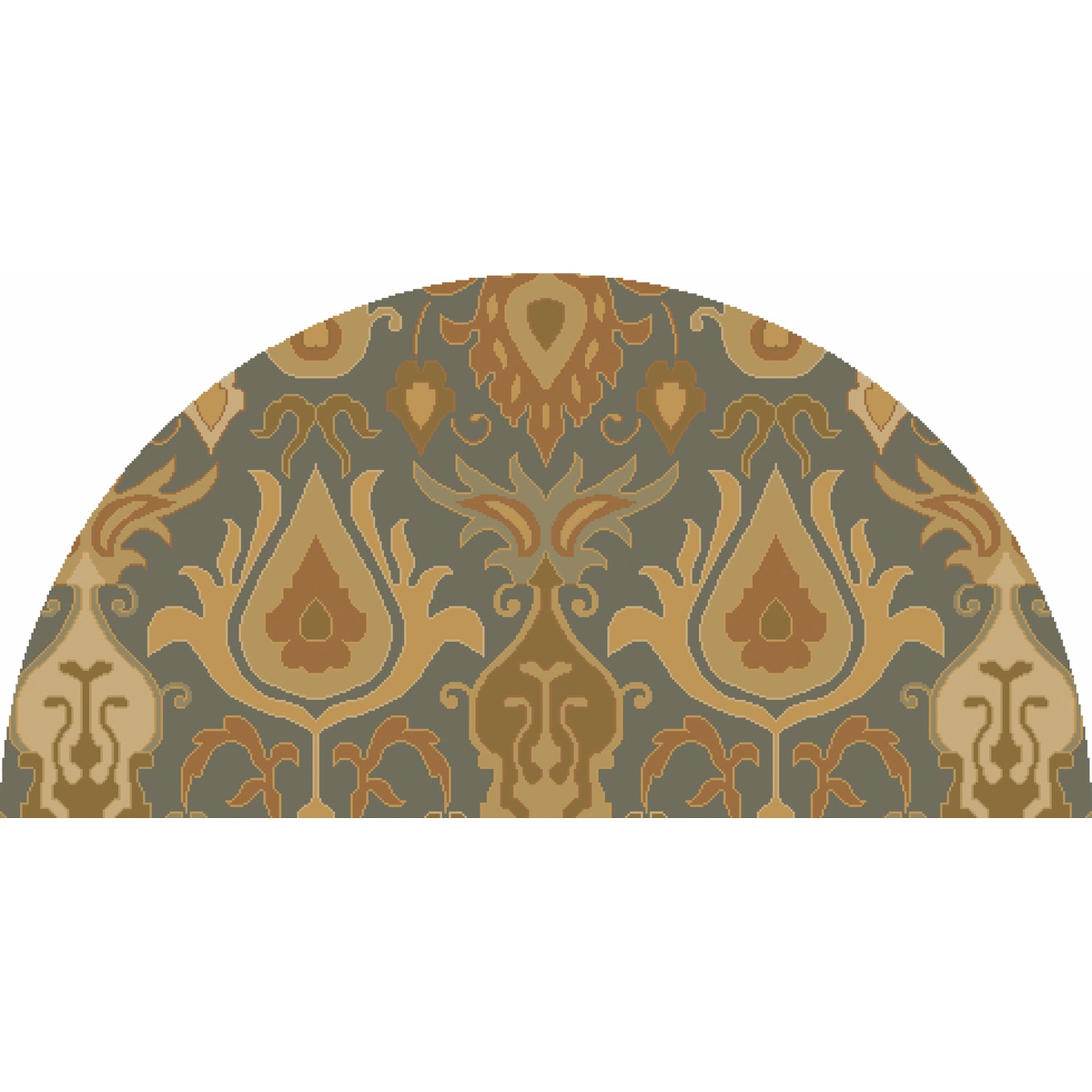 Caesar Rug - 13062 by Surya in ivory, olive, tan, dark blue. Made from 100% wool in a unique style.