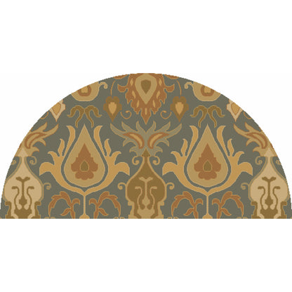 Caesar Rug - 13062 by Surya in ivory, olive, tan, dark blue. Made from 100% wool in a unique style.