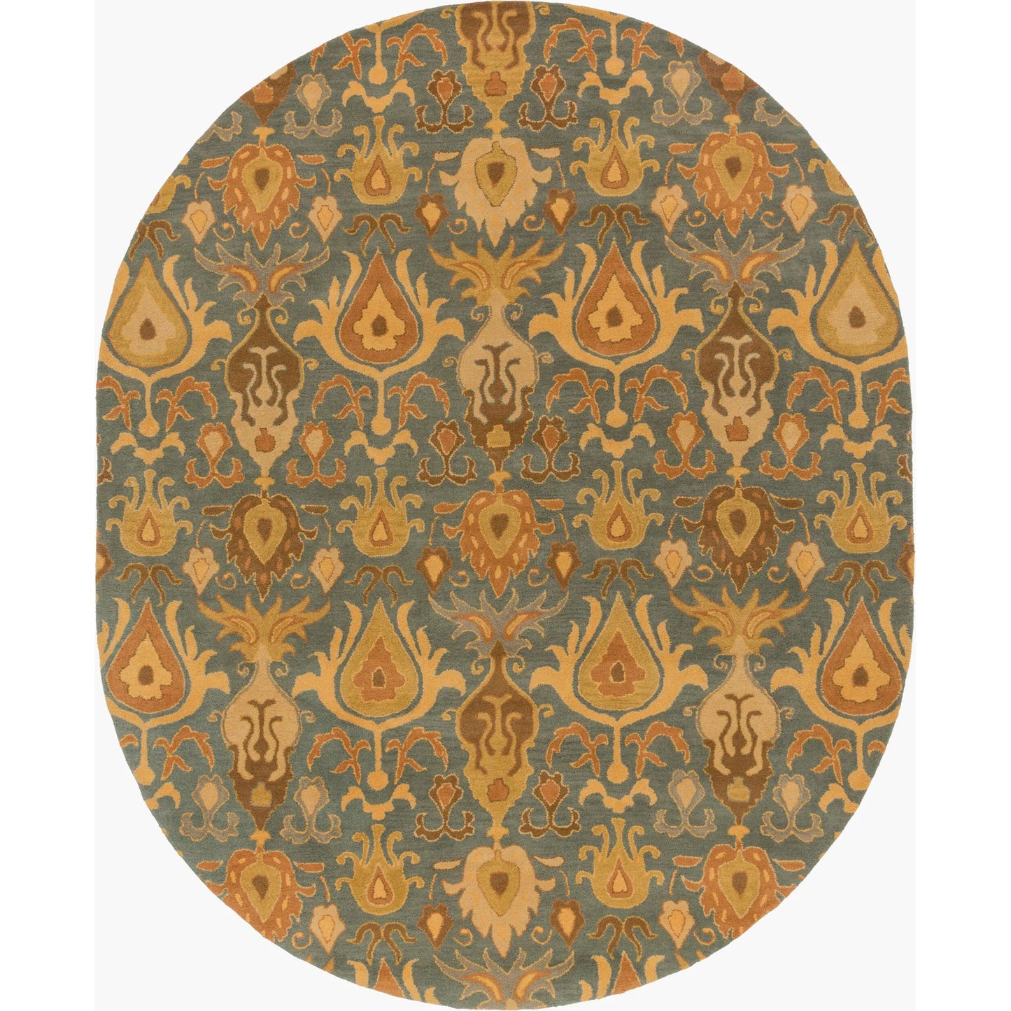 001 63445-9479 | Primary Silo | Caesar Rug - 13062 by Surya in ivory, olive, tan, dark blue. Made from 100% wool in a unique style.