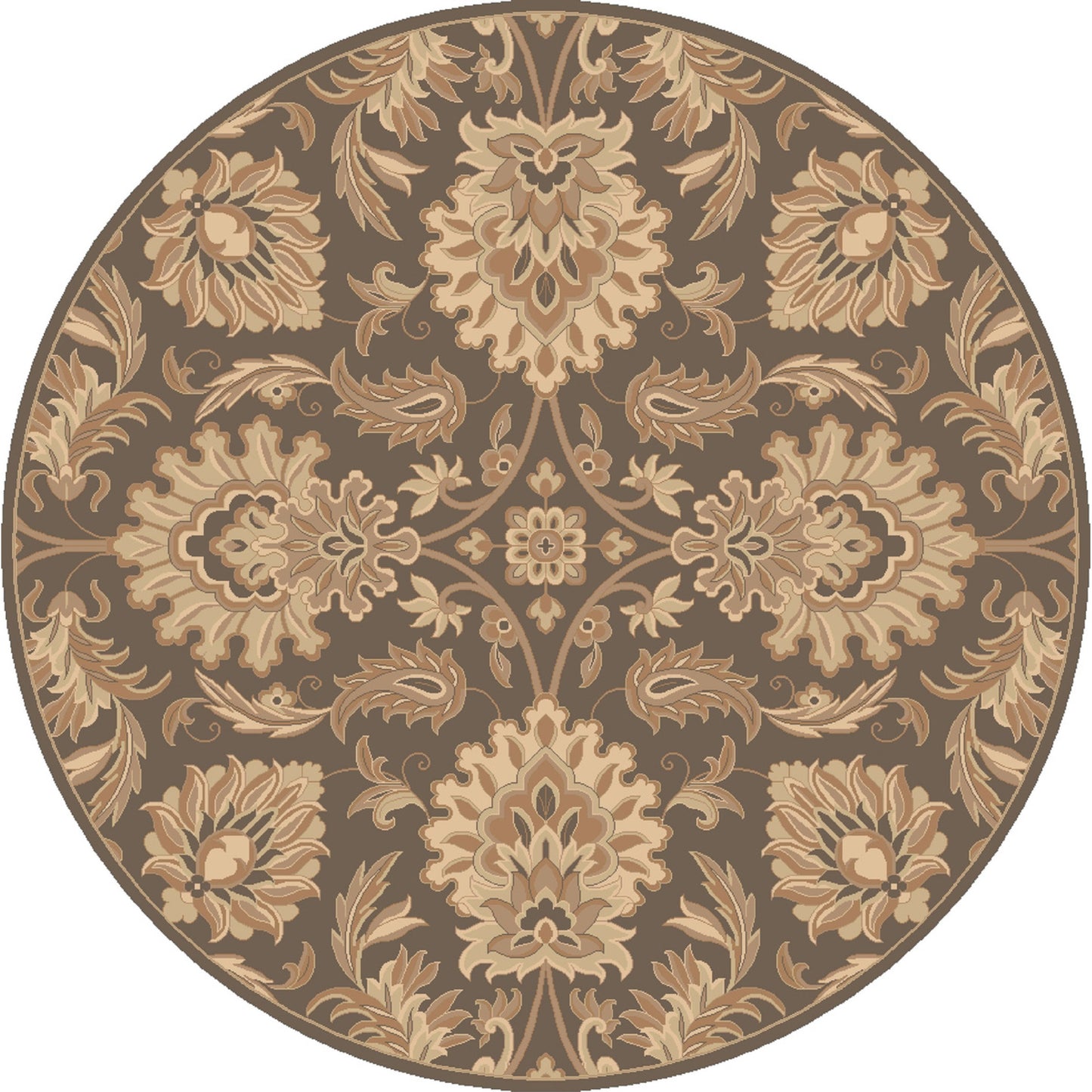 001 77034-9473 | Primary Silo | CAE-1174 Rug by Surya in charcoal, light beige, light brown, dusty sage. Made from 100% wool in a unique style.