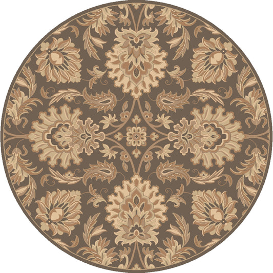 CAE-1174 Rug by Surya in charcoal, light beige, light brown, dusty sage. Made from 100% wool in a unique style.