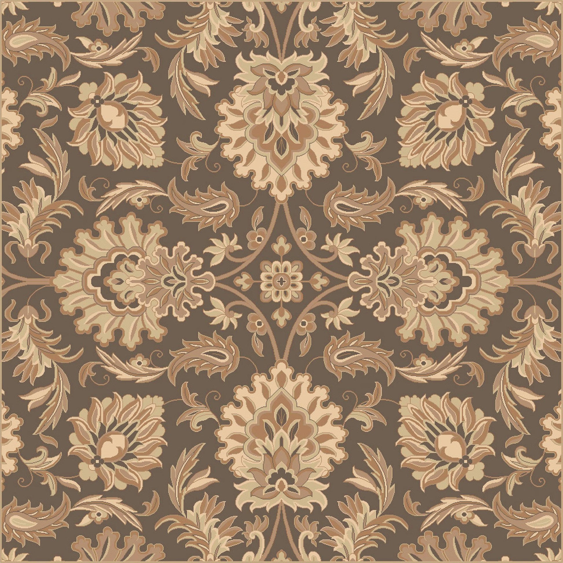 CAE-1174 Rug by Surya in charcoal, light beige, light brown, dusty sage. Made from 100% wool in a unique style.